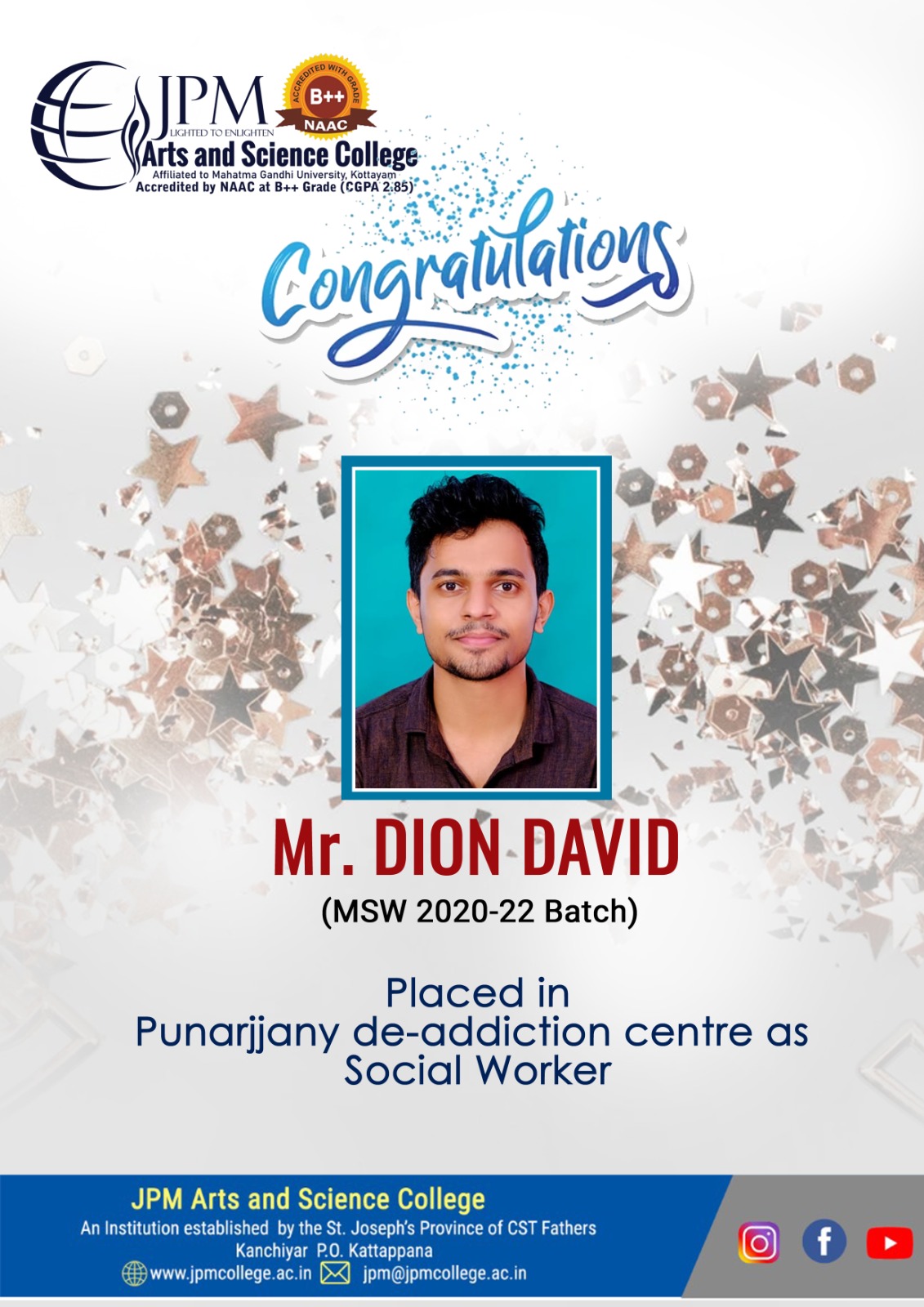 Congratulations Dion David